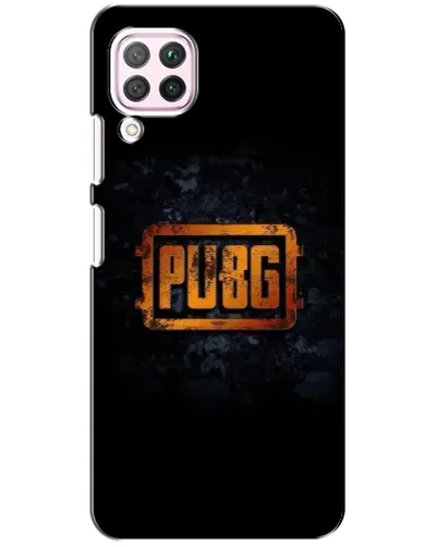 Чохол для Huawei P40 Lite з картинкою «PUBG — золотий логотип»