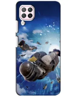 Чохол для Huawei P40 Lite з картинкою «Десант PUBG — стрибок»