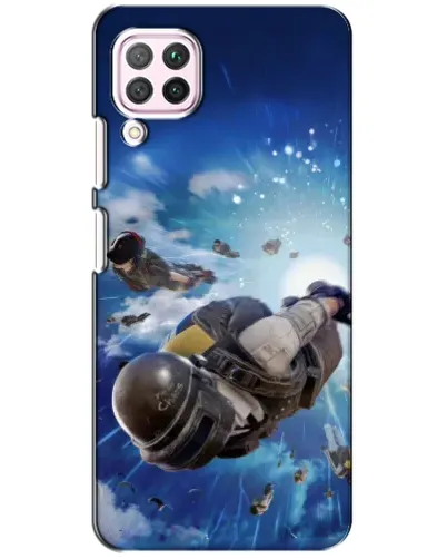 Чохол для Huawei P40 Lite з картинкою «Десант PUBG — стрибок»
