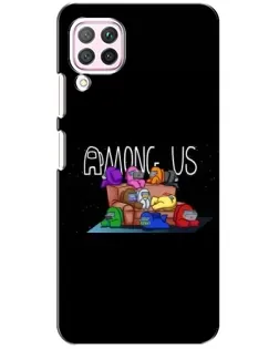 Чохол для Huawei P40 Lite з картинкою «Логотип Among Us»