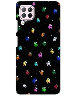 Чохол для Huawei P40 Lite з картинкою «Екіпаж Among Us»