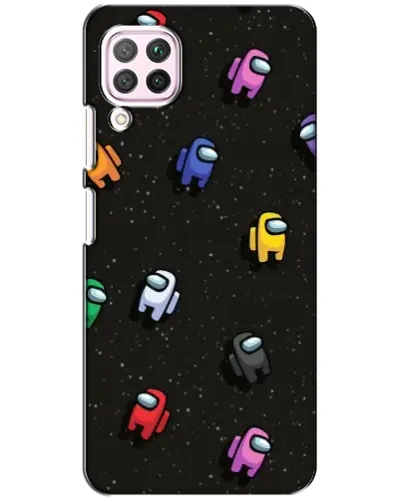 Чохол для Huawei P40 Lite з картинкою «Космічний патерн Among Us»