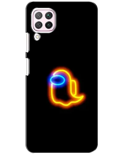 Чохол для Huawei P40 Lite з картинкою «Among Us неонове сяйво»