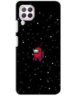 Чохол для Huawei P40 Lite з картинкою «Червоний Among Us»