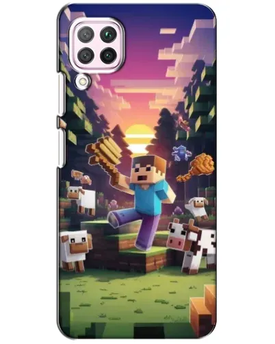 Чохол для Huawei P40 Lite з картинкою «Стів на фермі»