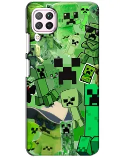 Чохол для Huawei P40 Lite з картинкою «Кріпери Minecraft»