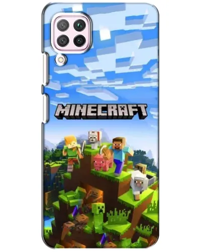 Чохол для Huawei P40 Lite з картинкою «Minecraft класичний світ»