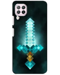 Чохол для Huawei P40 Lite з картинкою «Алмазний меч неон»