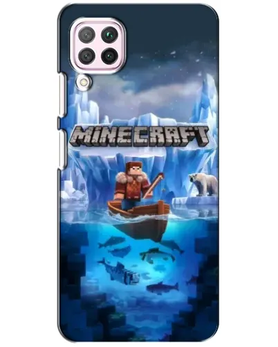 Чохол для Huawei P40 Lite з картинкою «Minecraft льодянийсвіт»