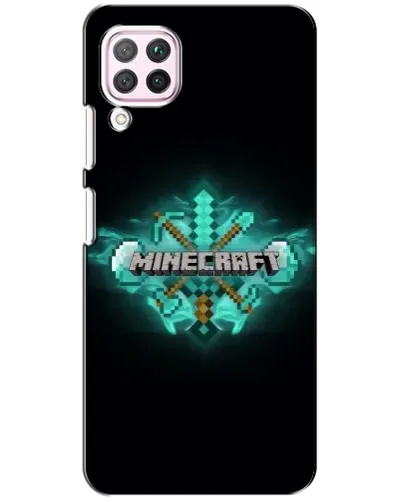 Чохол для Huawei P40 Lite з картинкою «Minecraft Diamond лого»