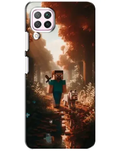 Чохол для Huawei P40 Lite з картинкою «Стів у лісі»