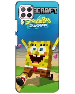 Чохол для Huawei P40 Lite з картинкою «Губка Боб Minecraft» Чохол для Huawei P40 Lite з картинкою «Губка Боб Minecraft»