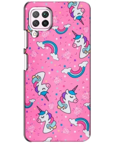 Чохол для Huawei P40 Lite з картинкою «Unicorn паттерн рожевий» Чохол для Huawei P40 Lite з картинкою «Unicorn паттерн рожевий»