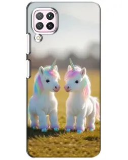 Чохол для Huawei P40 Lite з картинкою «Пара єдинорогів»
