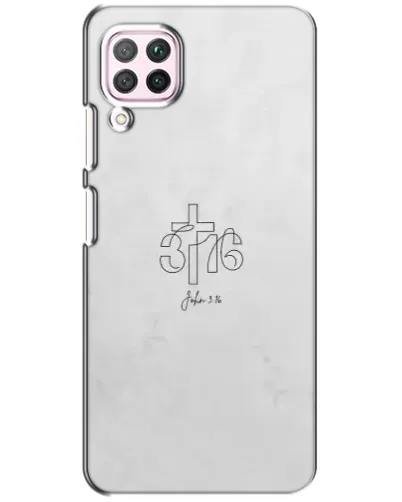 Чехол для Huawei P40 Lite с картинкой «Иоанна 3:16 Крест»