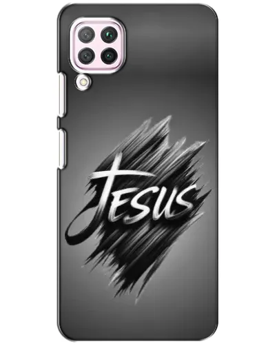 Чехол для Huawei P40 Lite с картинкой «Надпись Jesus Graffiti»