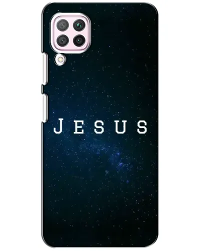 Чехол для Huawei P40 Lite с картинкой «Звездное небо Jesus»
