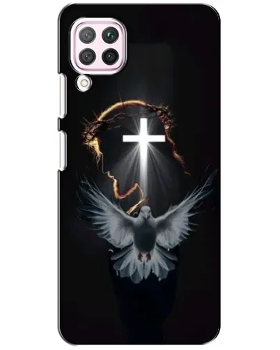Чехол для Huawei P40 Lite с картинкой «Голубь и Свет»