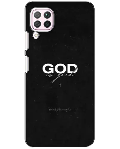 Чехол для Huawei P40 Lite с картинкой «GOD — Бог над всем»