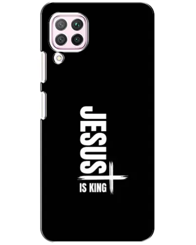 Чехол для Huawei P40 Lite с картинкой «Вертикаль веры Jesus»