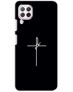 Чехол для Huawei P40 Lite с картинкой «Тонкий крест» Чехол для Huawei P40 Lite с картинкой «Тонкий крест»