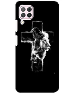 Чехол для Huawei P40 Lite с картинкой «Сияющий крест Jesus» Чехол для Huawei P40 Lite с картинкой «Сияющий крест Jesus»