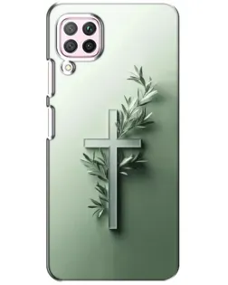 Чехол для Huawei P40 Lite с картинкой «Оливковая ветвь» Чехол для Huawei P40 Lite с картинкой «Оливковая ветвь»