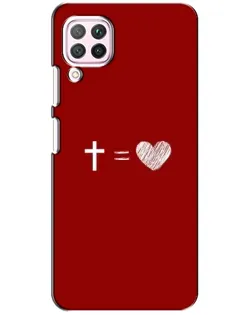 Чехол для Huawei P40 Lite с картинкой «Уравнение любви» Чехол для Huawei P40 Lite с картинкой «Уравнение любви»