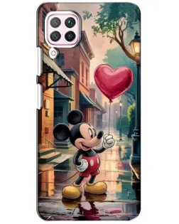 Чохол для Huawei P40 Lite з картинкою «Міккі та кулька-серце»