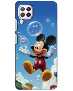 Чохол для Huawei P40 Lite з картинкою «Mickey та мильні бульбашки»