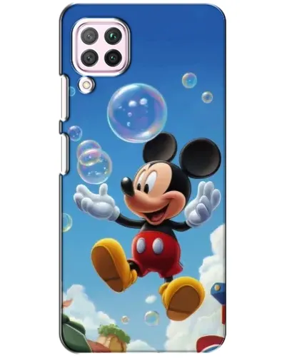 Чохол для Huawei P40 Lite з картинкою «Mickey та мильні бульбашки»