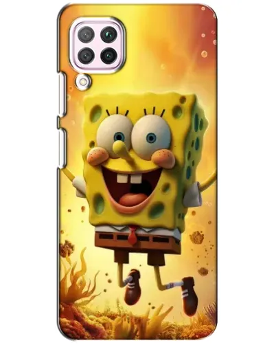 Чохол для Huawei P40 Lite з картинкою «Губка Боб стрибає»