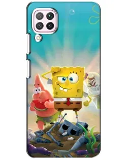 Чохол для Huawei P40 Lite з картинкою «Спанч Боб переможець»