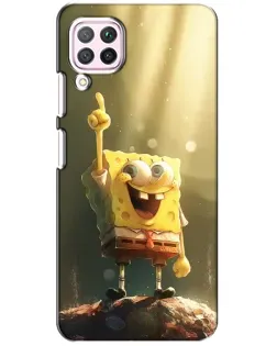Чохол для Huawei P40 Lite з картинкою «Сяючий Спанч Боб»