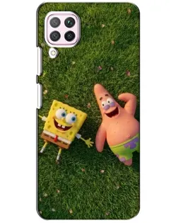 Чехол для Huawei P40 Lite с картинкой «Друзья на лужайке» Чехол для Huawei P40 Lite с картинкой «Друзья на лужайке»