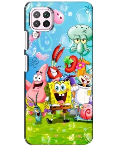 Чехол для Huawei P40 Lite с картинкой «Губка Боб и друзья» Чехол для Huawei P40 Lite с картинкой «Губка Боб и друзья»