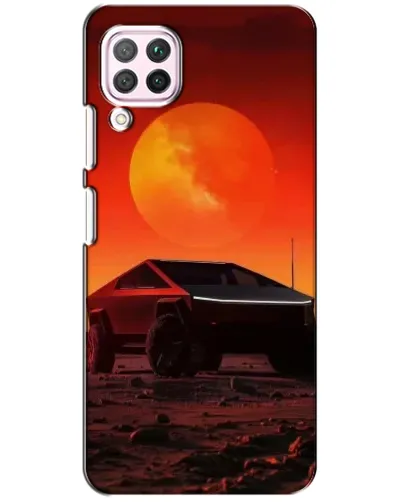 Чохол для Huawei P40 Lite з картинкою «Cybertruck на Марсі»