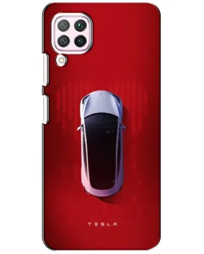Чохол для Huawei P40 Lite з картинкою «Tesla Top View»