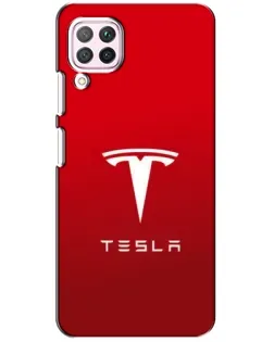 Чохол для Huawei P40 Lite з картинкою «Tesla Red Classic»
