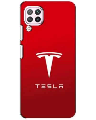 Чохол для Huawei P40 Lite з картинкою «Tesla Red Classic»