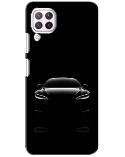 Чохол для Huawei P40 Lite з картинкою «Силует Tesla Night»