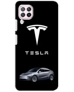 Чохол для Huawei P40 Lite з картинкою «Tesla Model Y»