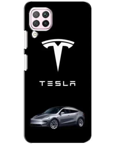 Чохол для Huawei P40 Lite з картинкою «Tesla Model Y»