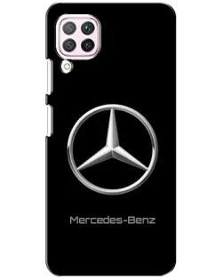 Чохол для Huawei P40 Lite з картинкою «Mercedes Silver Logo»