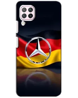 Чохол для Huawei P40 Lite з картинкою «Mercedes — прапор Німеччини»