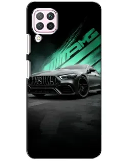 Чохол для Huawei P40 Lite з картинкою «Темний Mercedes AMG»