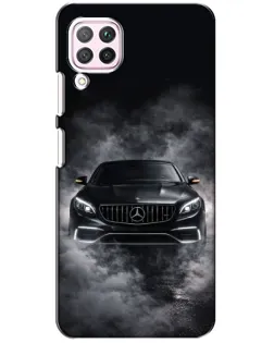 Чохол для Huawei P40 Lite з картинкою «Mercedes у диму»