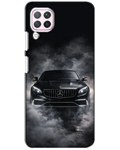 Чохол для Huawei P40 Lite з картинкою «Mercedes у диму» Чохол для Huawei P40 Lite з картинкою «Mercedes у диму»