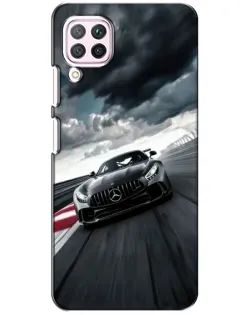 Чохол для Huawei P40 Lite з картинкою «Гоночний Mercedes AMG»