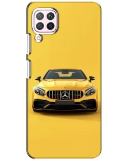 Чохол для Huawei P40 Lite з картинкою «Жовтий Mercedes GT»